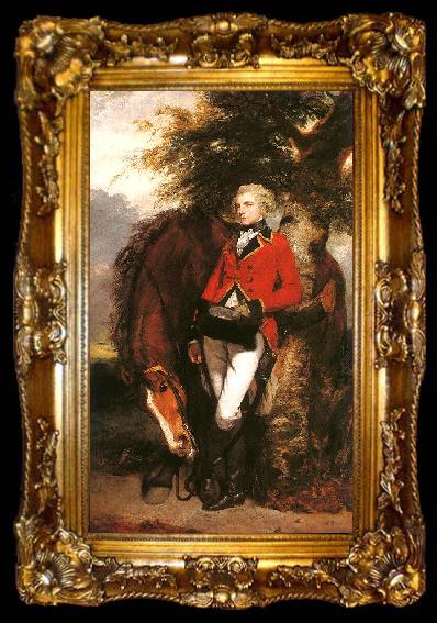 framed  Sir Joshua Reynolds Colonel George K.H. Coussmaker, ta009-2